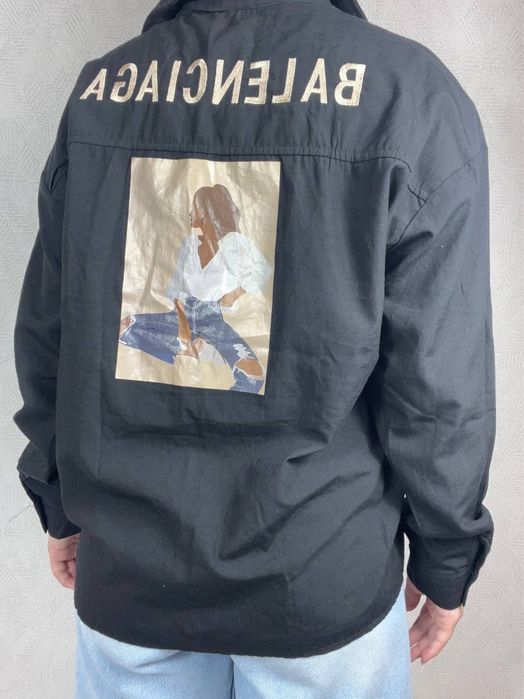 Сорочка balenciaga рубашка баленсіага