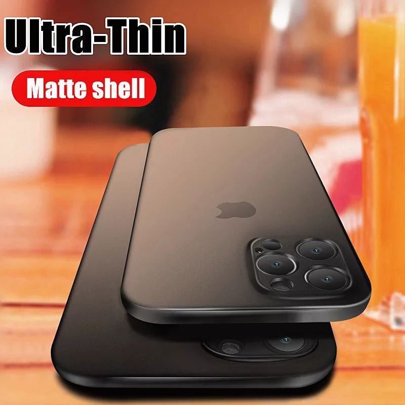 Capa Slim iPhone 13 Mini / 11 / 12 / 12 Pró / 12 Pro Max / 14 / 13 Pró