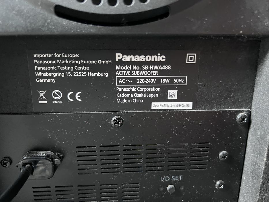 soundbar Panasonic SC-HTB494