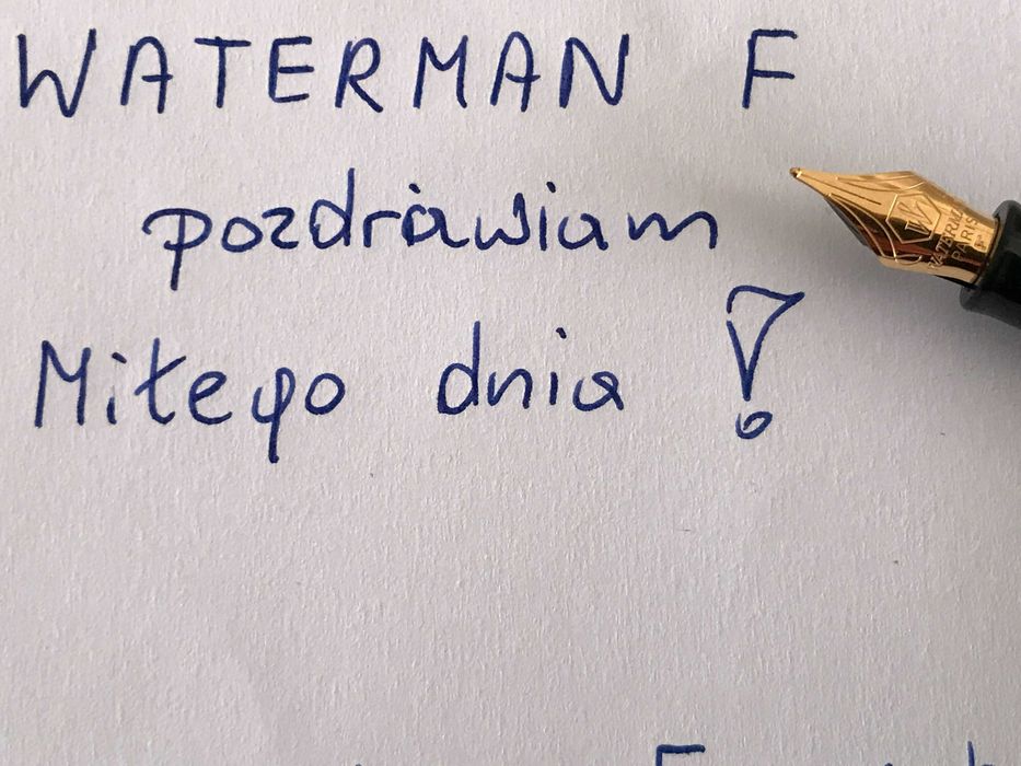 Zestaw Waterman: pióro wieczne stalówka F, długopis oraz etui