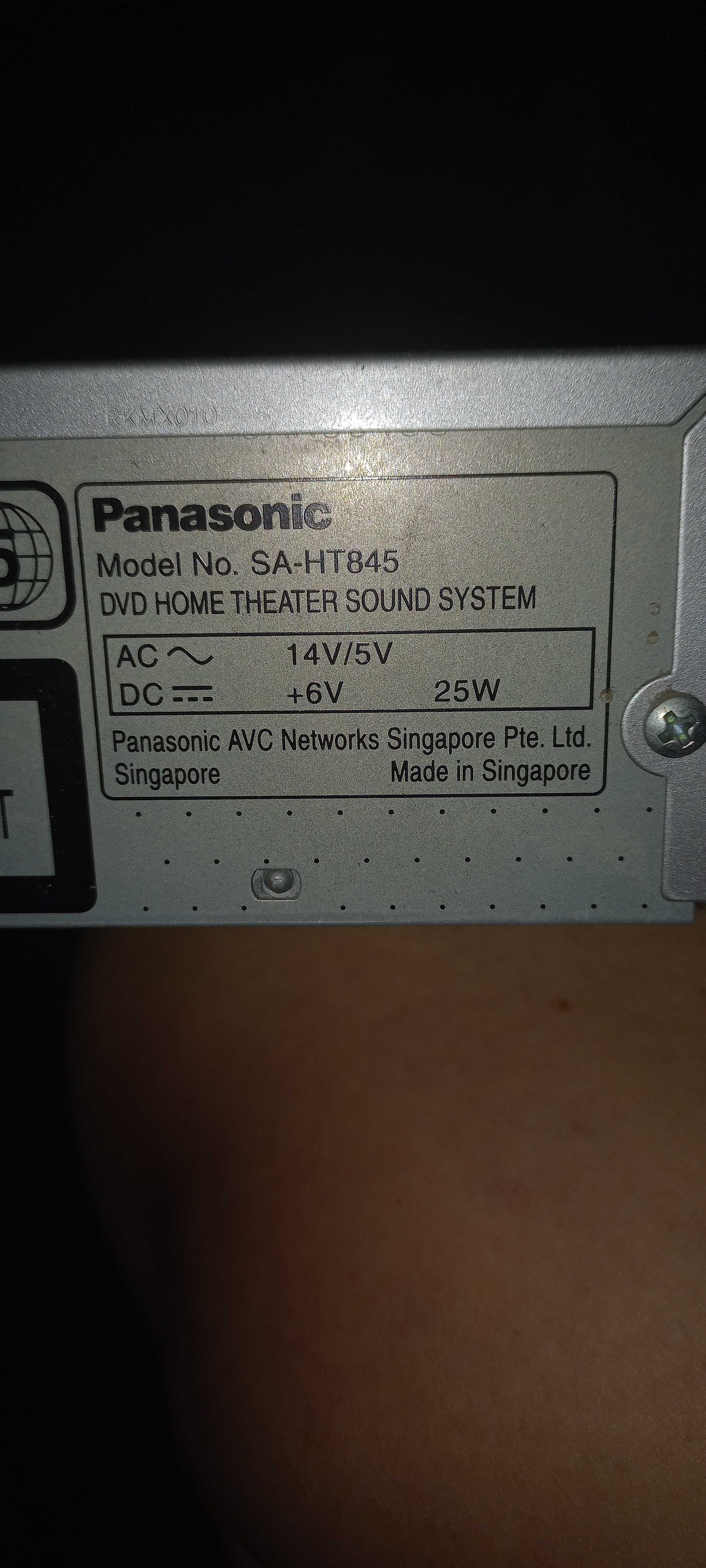 Домашній кінотеатр Panasonic SA-HT845 с плазменною панеллю