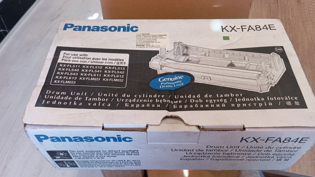 Urządzenie bębnowe, toner, kx-fa84e Panasonic