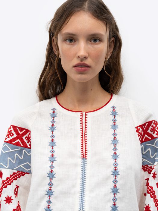 Etnodim жіноча вишита сорочка, вишиванка, вишита блуза Rutenia м - л