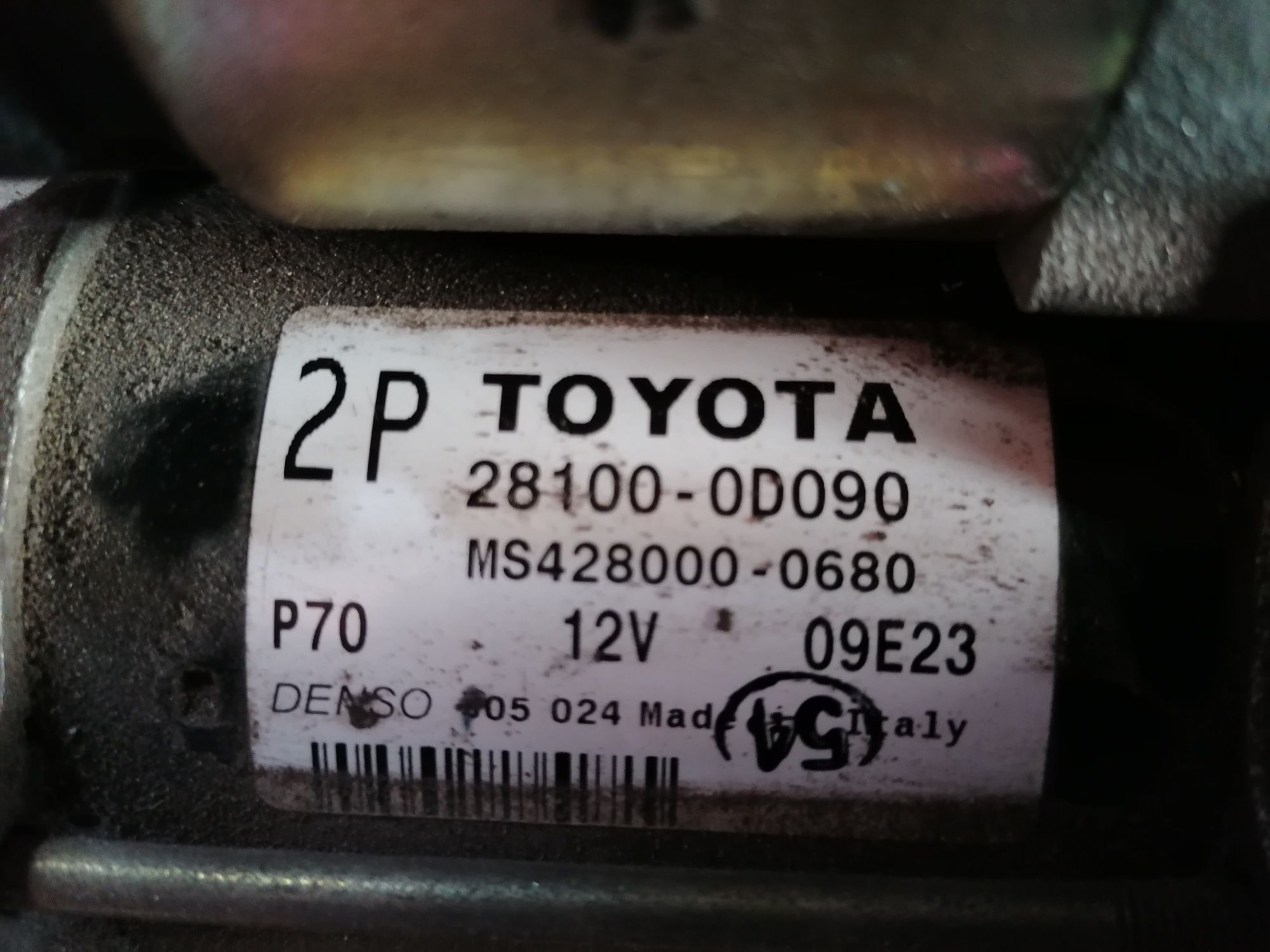 Motor de arranque para Toyota Avensis 1.6/ 2005
