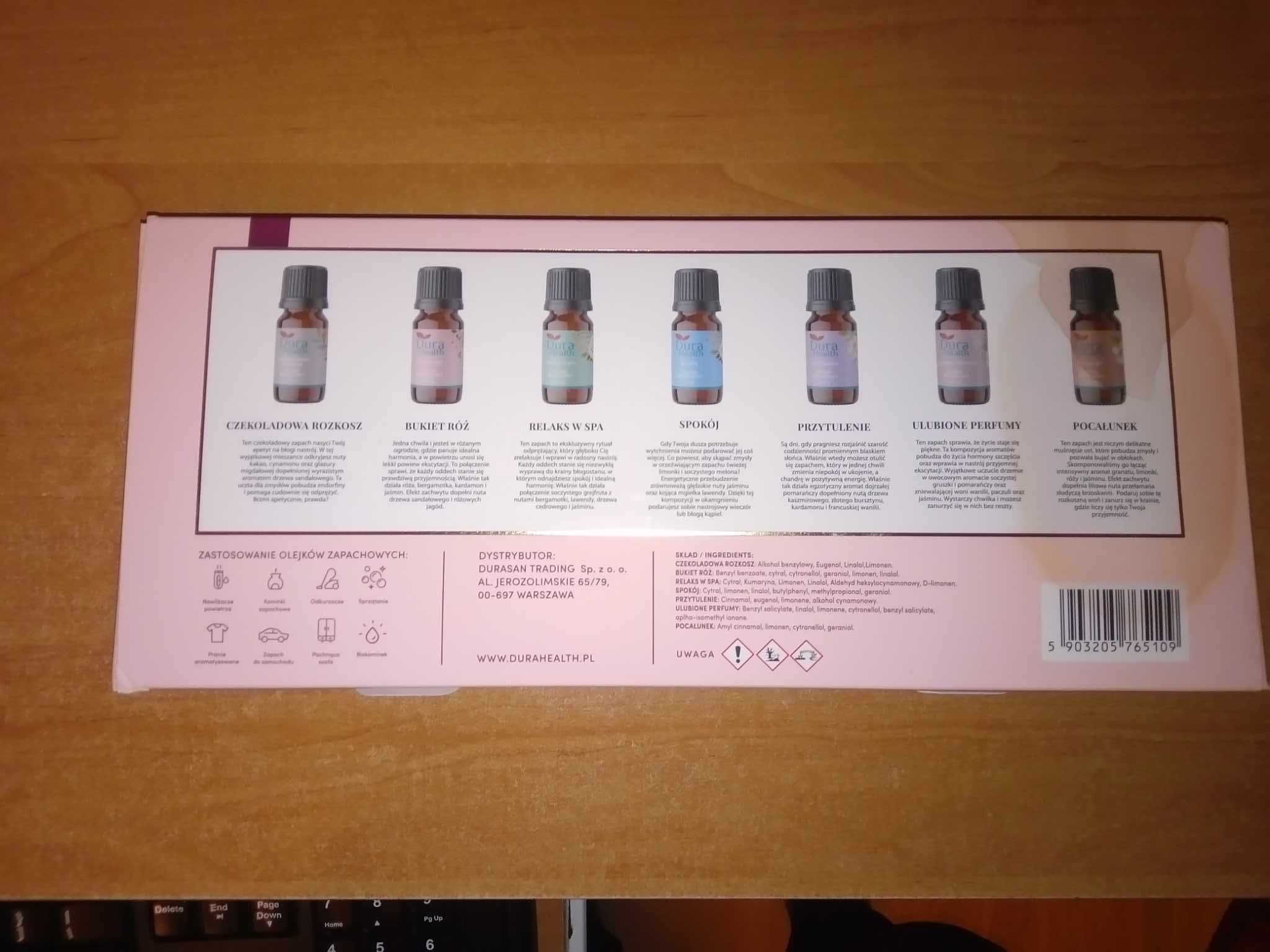 Olejek zapachowy do nawilżacza Relaks w Spa 10 ml DuraHealth olejki