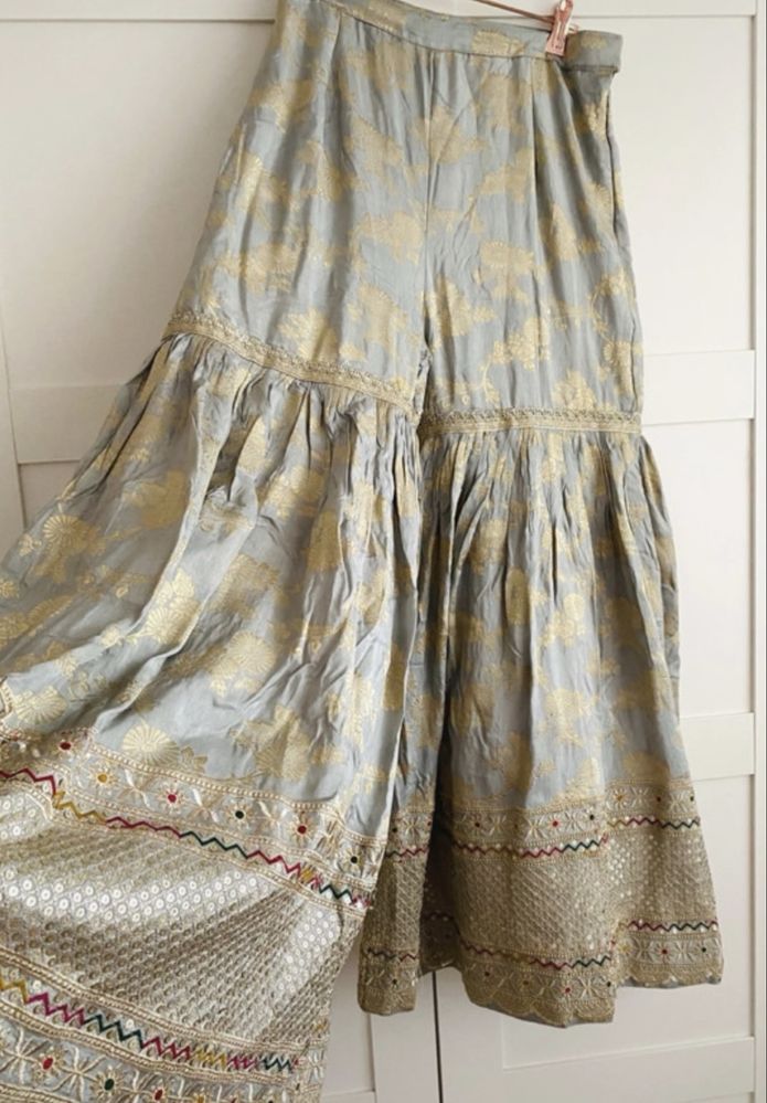 Wyjątkowe spodnie spódnicospodnie boho folk M/L