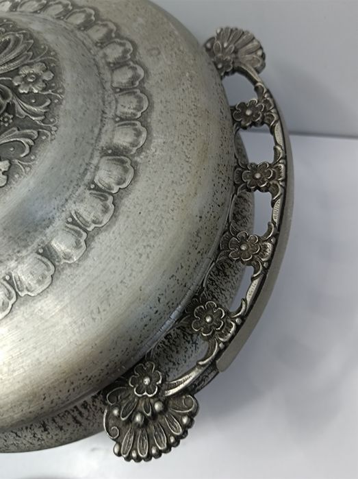 Norweski zestaw naczyń z cyny EIK, antyk, nordycki styl, wikingowie