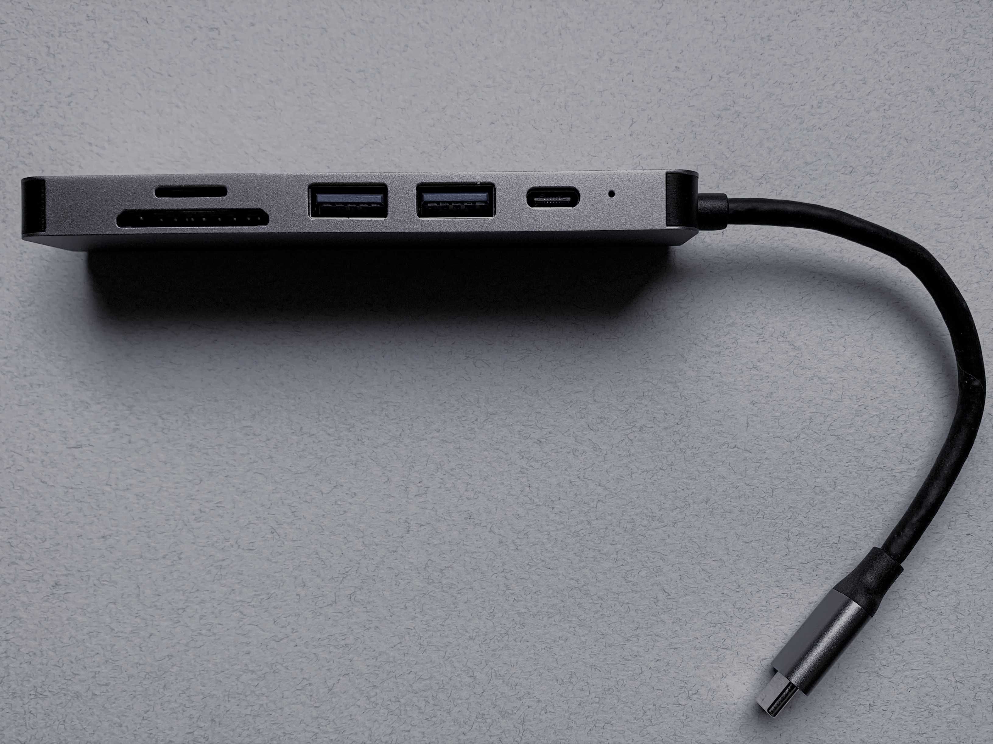 USB Type C Hub 6 в 1 hdmi usb 3.0 sd концентратор macbook хаб type-c