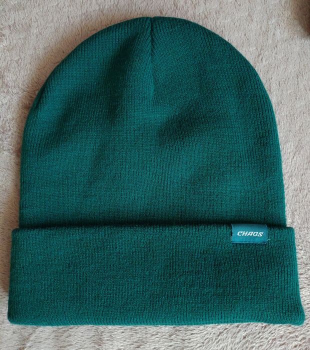 Czapka damska zielona