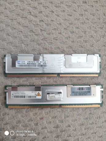 Серверная память ECC FB-DIMM DDR2-667 512Mb Samsung M395T6553EZ4-CE65