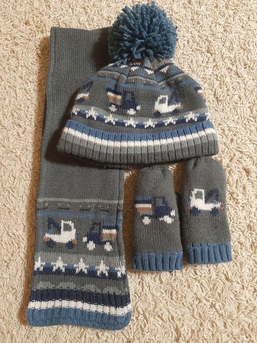 Набір Next шапка, шарф і рукавиці для хлопчика 1.5-2.5 роки