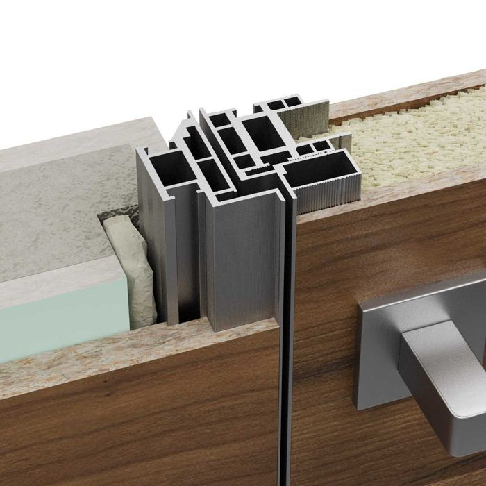 Алюмінієвий профіль для прихованих дверей