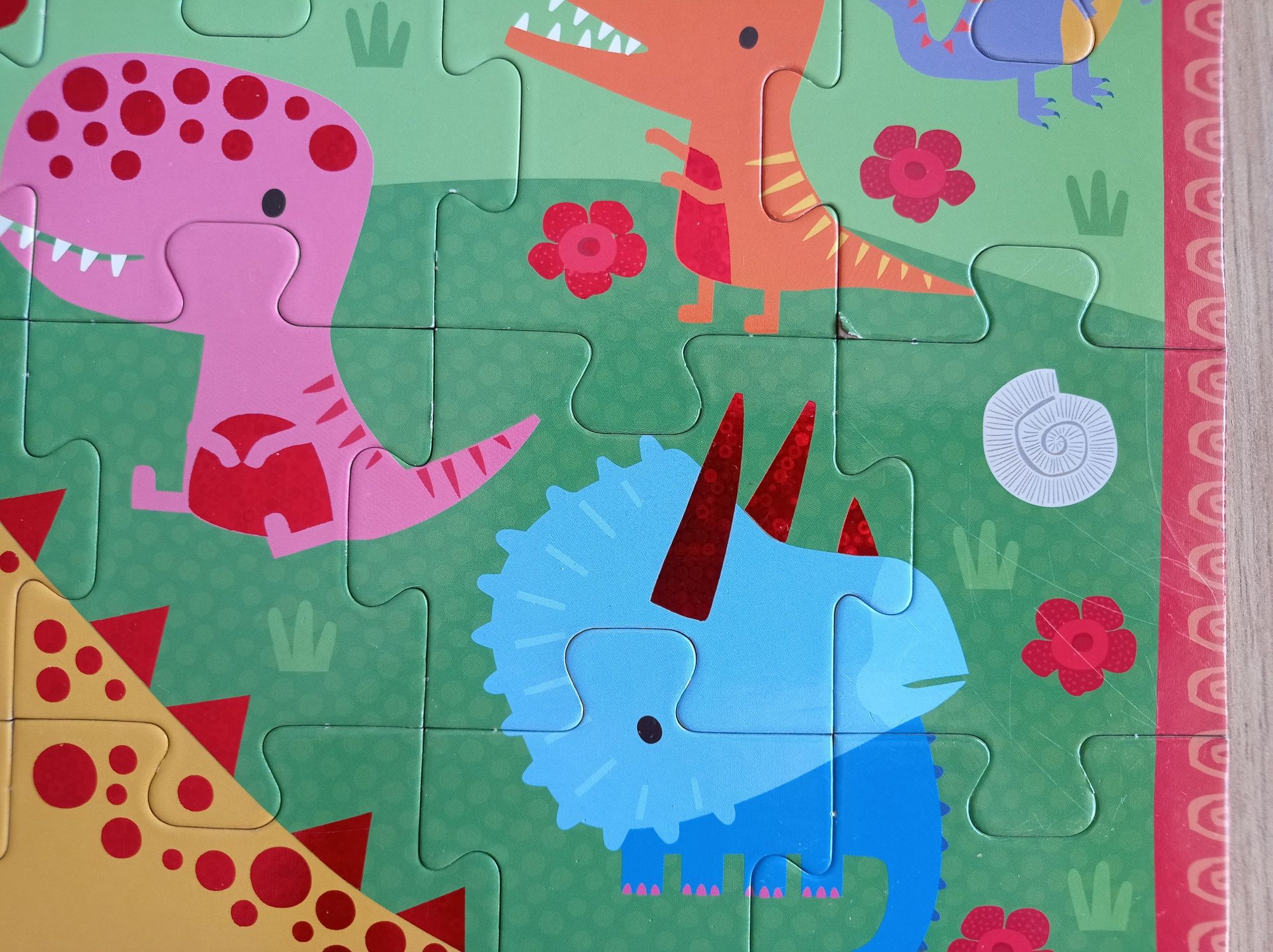 Puzzle Touch & Play, 48 elementów, Dinozaury