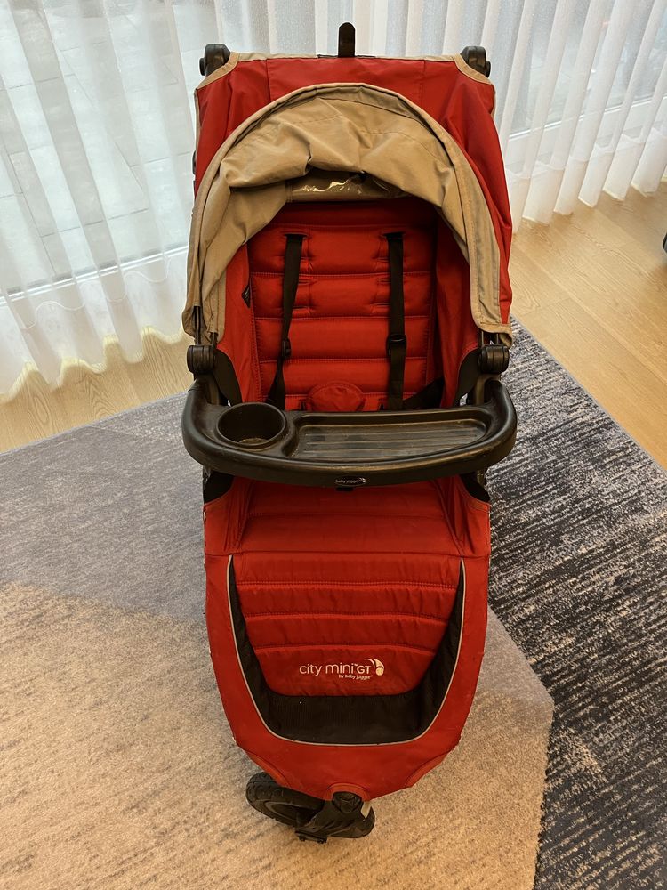 Baby Jogger City Mini GT Czerwony stan bardzo dobry