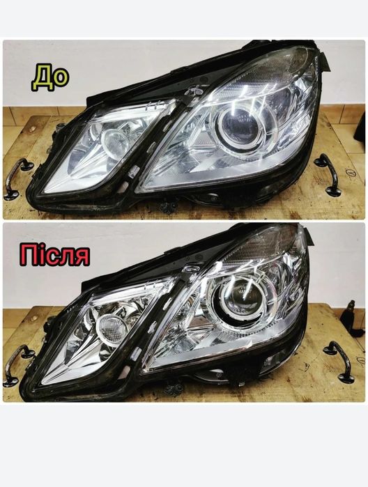 Установка Bi-Led лінз, усуненя запотівання, ремонт корпусів і скла фар