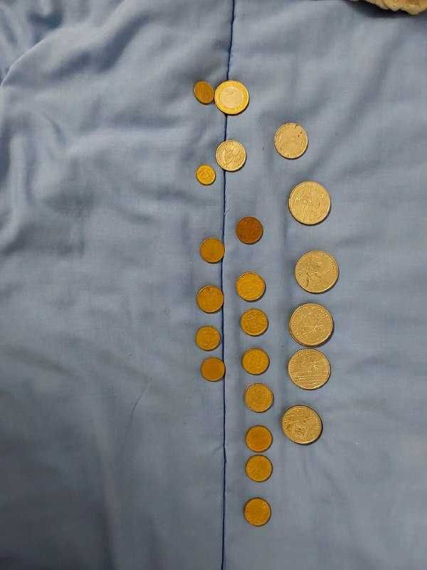 Conjunto de Moedas de escudos antigo moedas de colecionador
