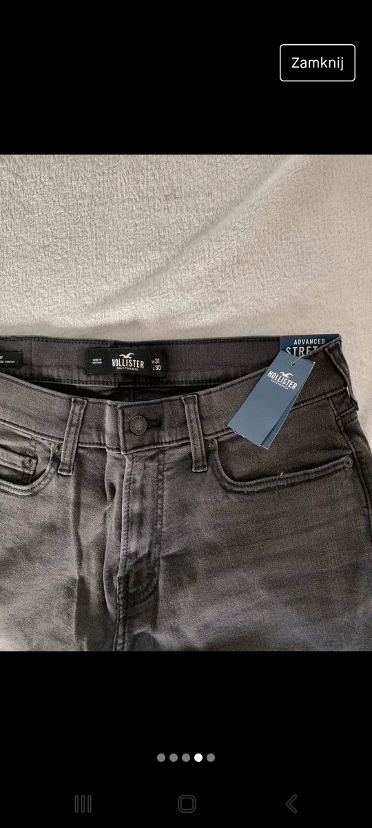 Nowe Spodnie Hollister