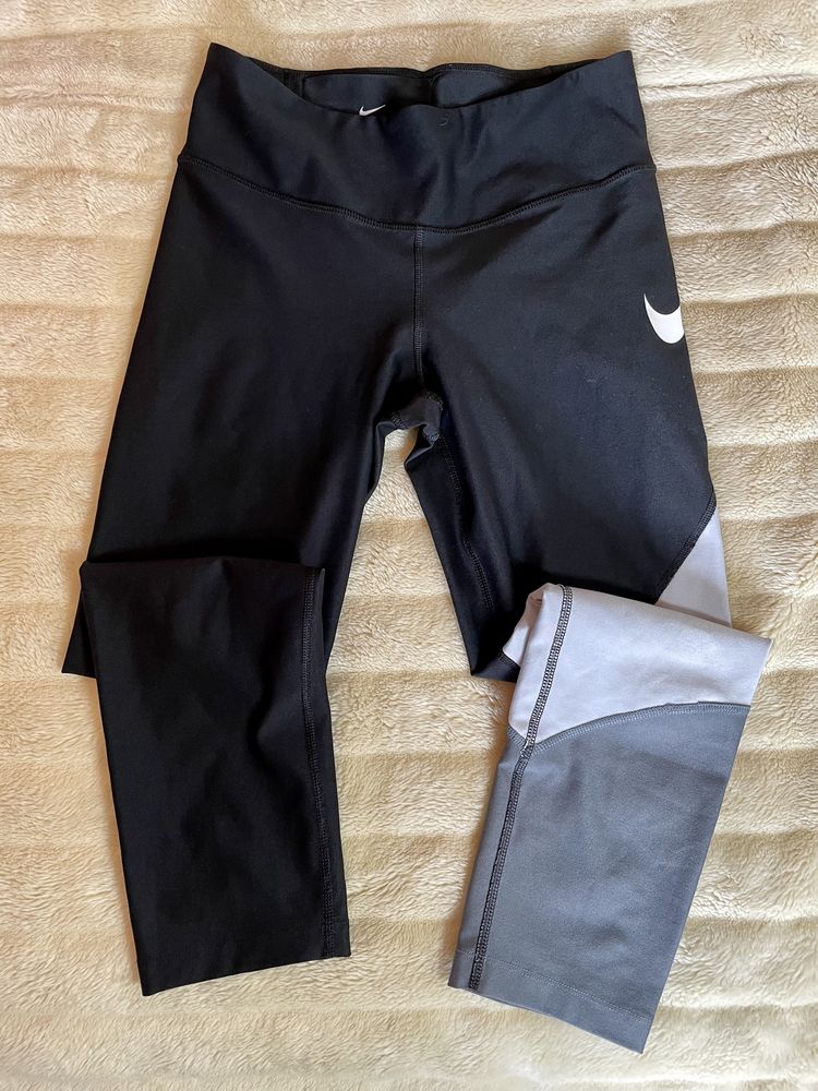 Leggings Nike Power pretas/cinza (S) [ULTIMO PREÇO!]