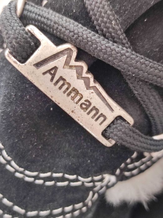 - Ammann - Markowe śniegowce, botki r. 39 Skóra