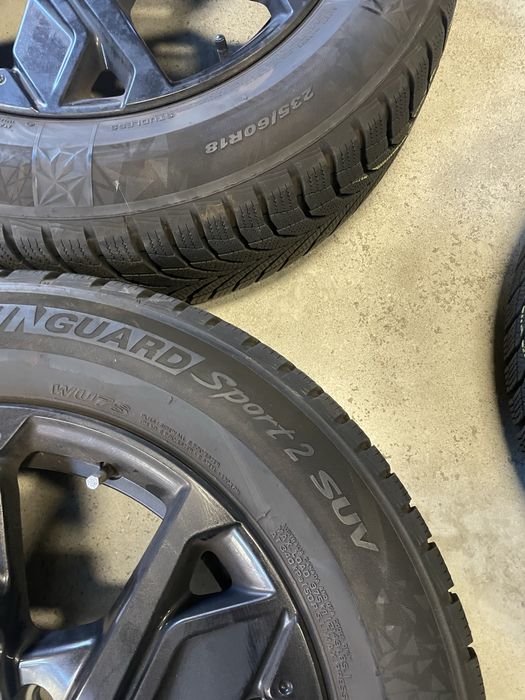 Opony felgi 18 Honda CRV zimowe czarne