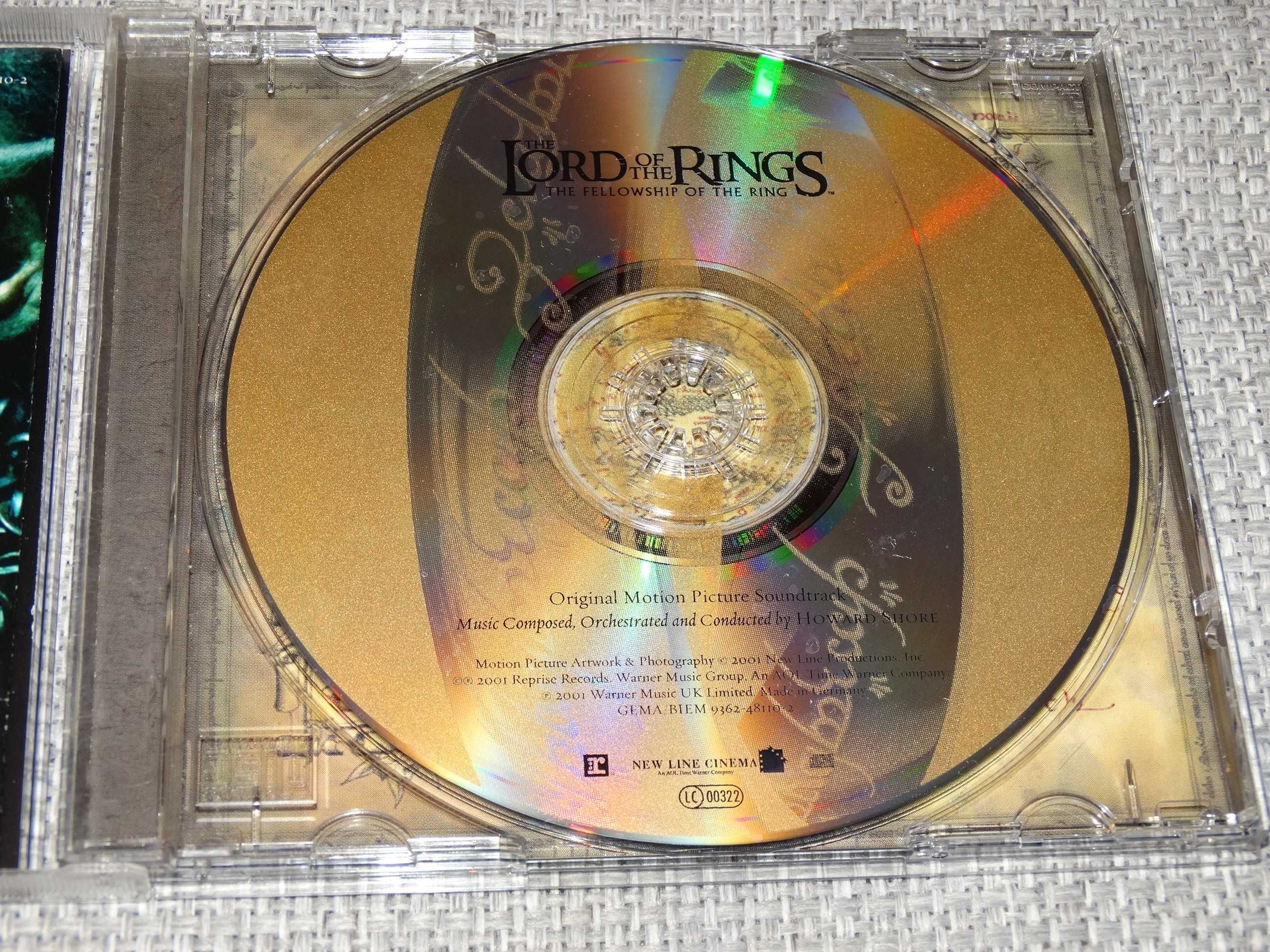 THE lord of the Rings Fellowship   Howard Shore CD