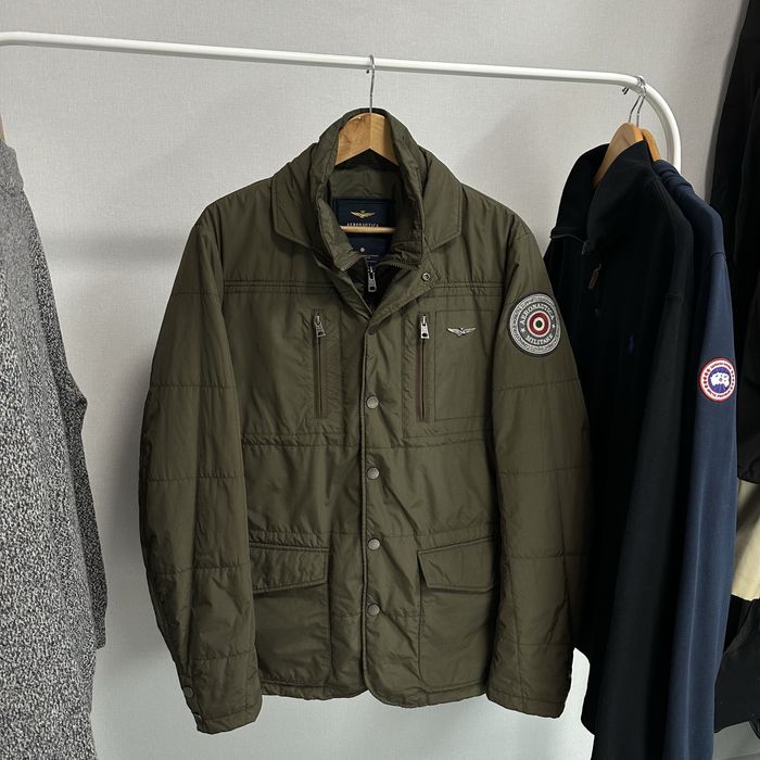 Утепленная куртка ветровка Aeronautica Militare размер L / 52