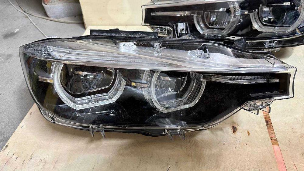 Фары Чорні Фары Фара BMW 3 F30 31 34 35 80 LED БМВ 2012 - 2019