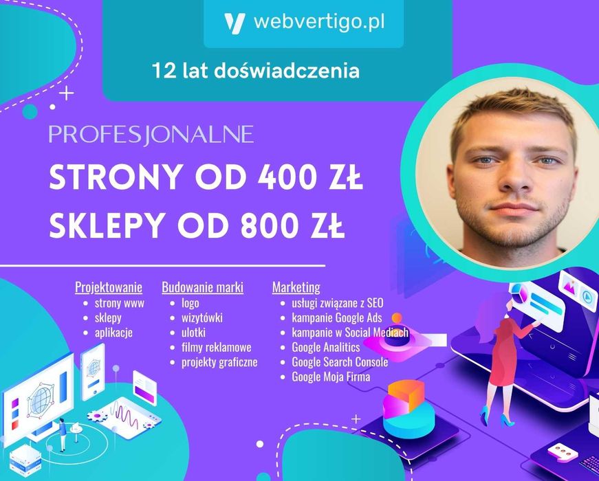 Projektowanie stron, Strona www, Sklep www, Tworzenie stron, Reklama