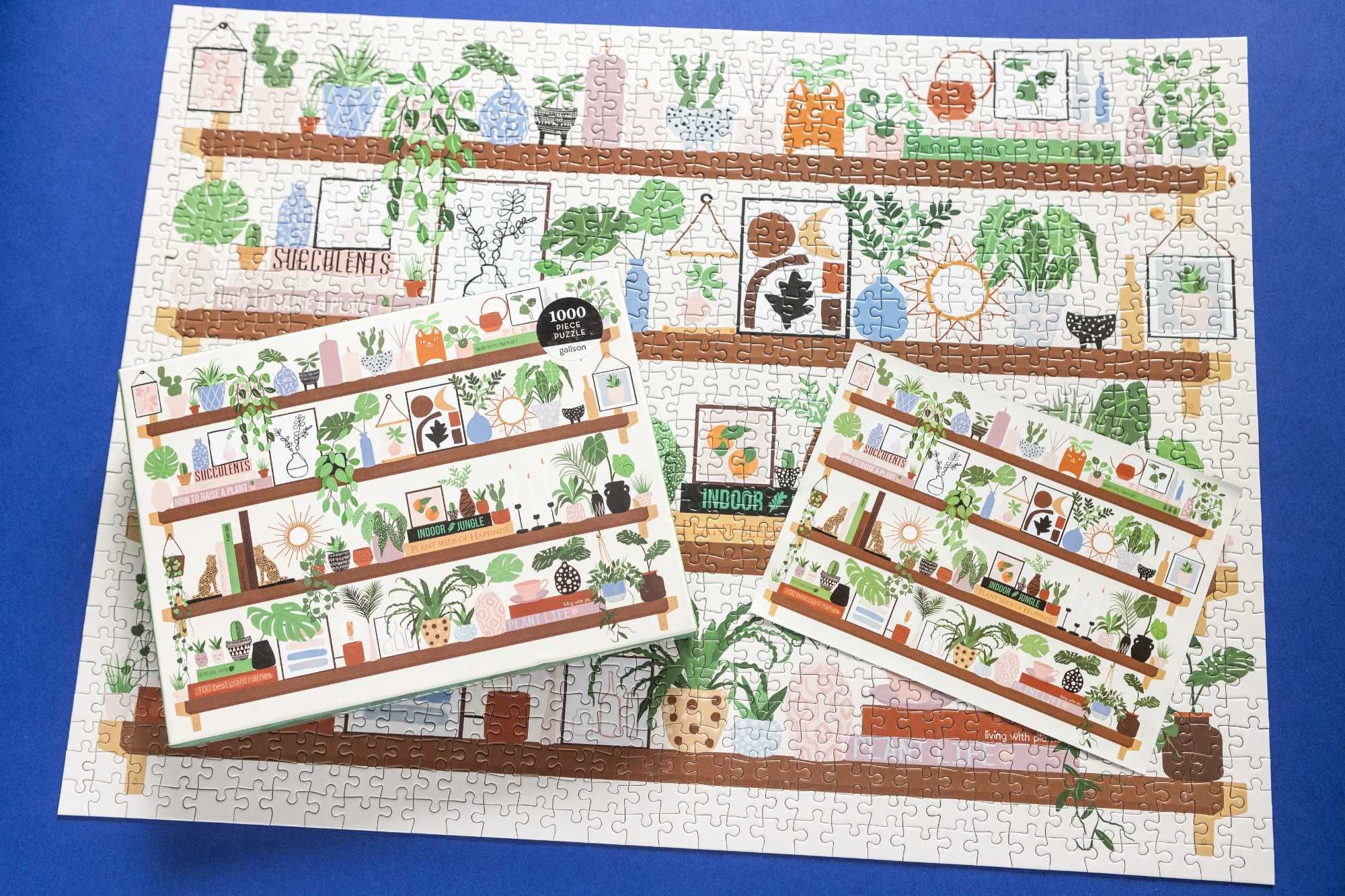 Puzzle Galison, Plant Shelfie 1000 el kompletne, rośliny