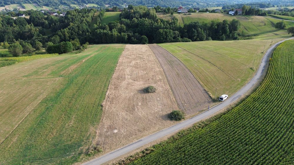 Piękna widokowa działka rolna w Woli Radziszowskiej 0,67 ha