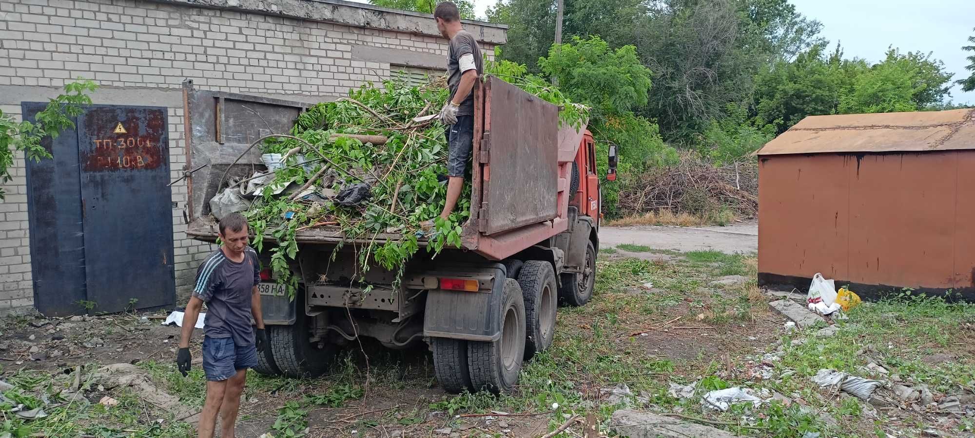 Вывоз мусора Камаз, Вывоз строительного мусора Камаз, Вывоз веток