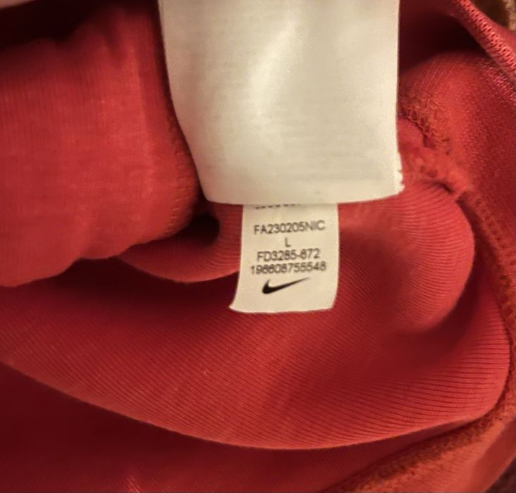 Nike Tech Fleece FZ WR HOODIE Red