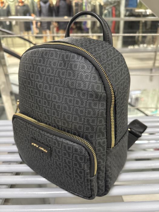 Городской черный , коричневый женский рюкзак David Jones