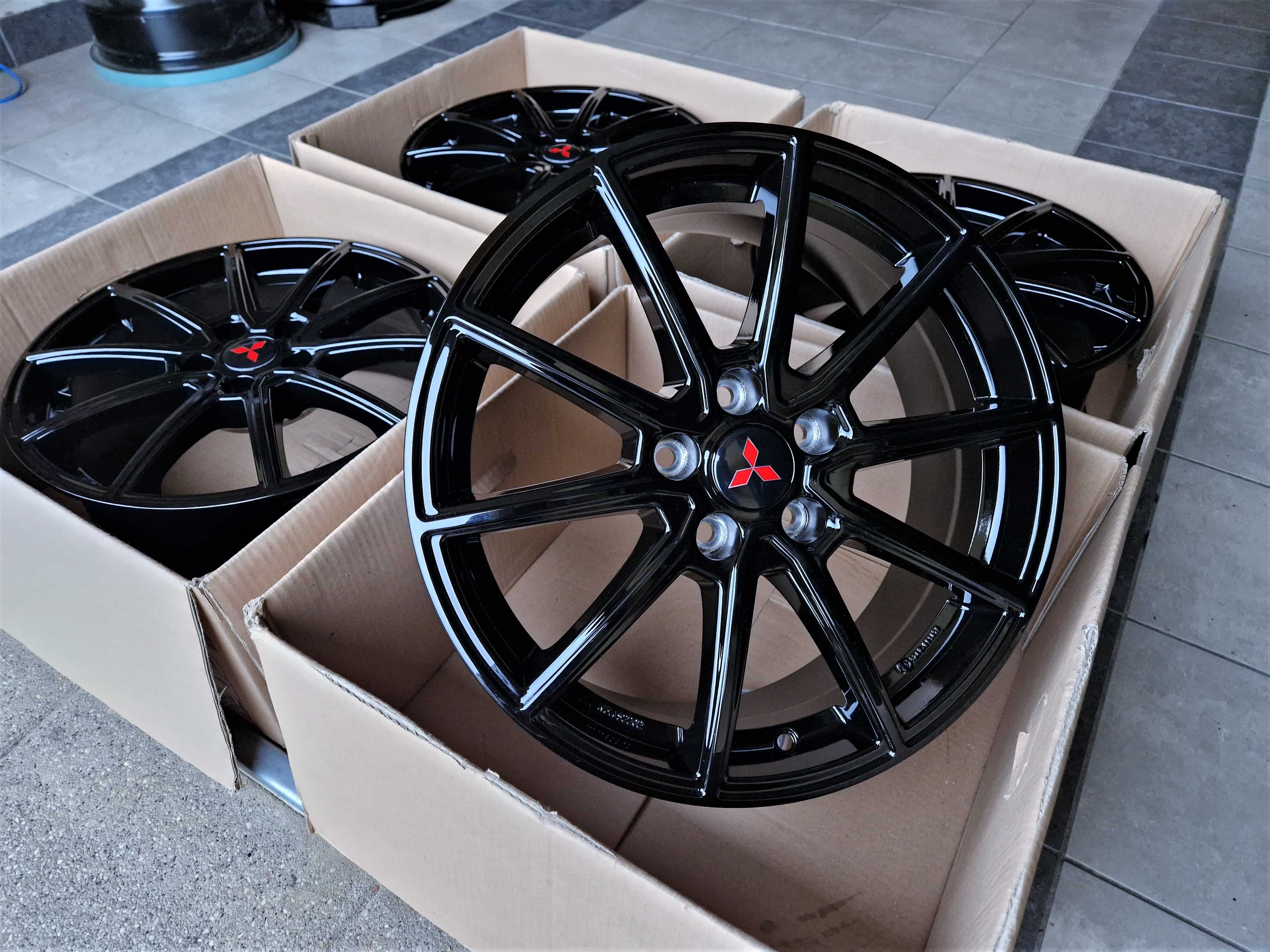 Alufelgi 17 5x114,3 MITSUBISHI ASX Eclipse Cross Lancer Czarne 708#