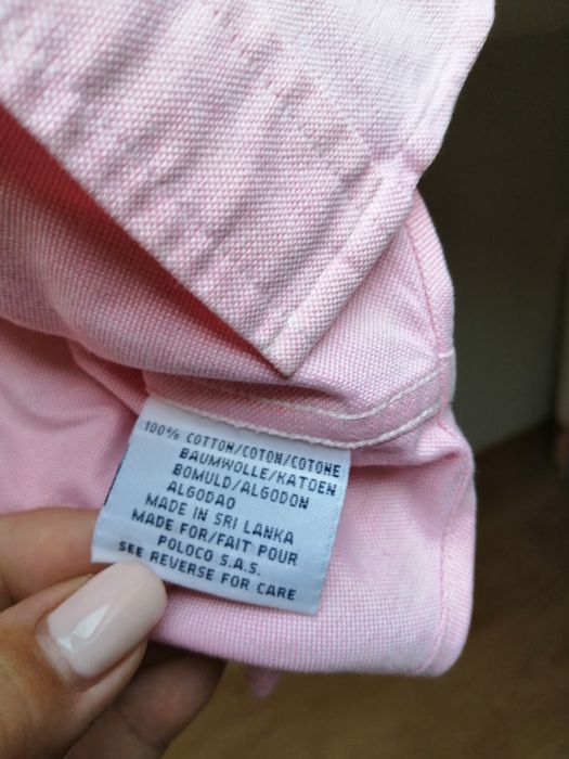 Ralph Lauren Regular Fit Camisa em Rosa