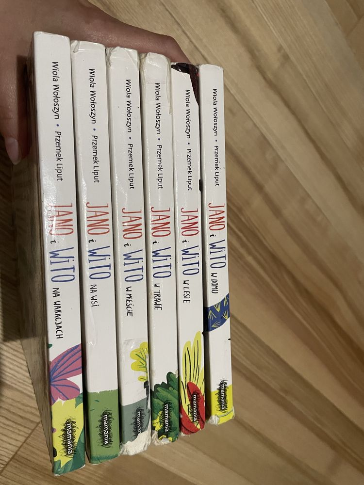 Jano i wito 6 książek W domu, W lesie, W mieście, Na wsi, Na wakacjach