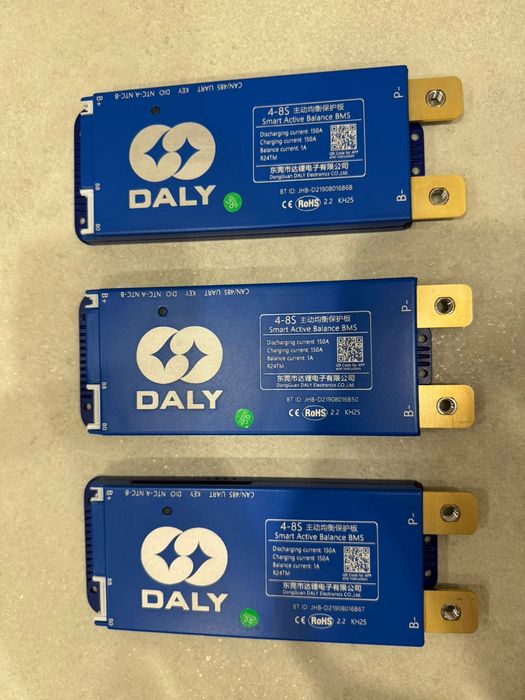Smart bms daly 100balance 4s-8s 150 A  в наявності  БМС