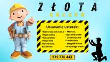 Pogotowie Budowlane Złota rączka Elektryk Hydraulik