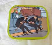 Caixa de metal colecionável Tintin Tintim.