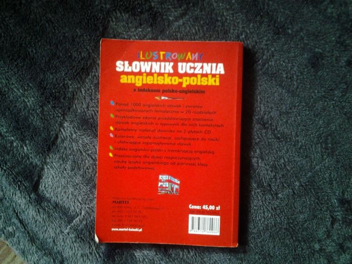 Ilustrowany slownik ucznia angielsko-polski