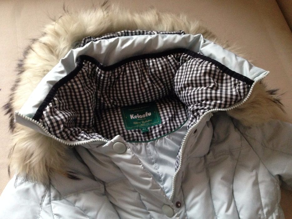 Пуховик женский фирма Kelaofu зимняя куртка пальто парка