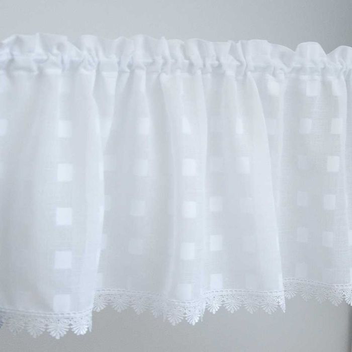 Zazdrostka, krótka firanka, kitchen curtain 110 x 40 cm