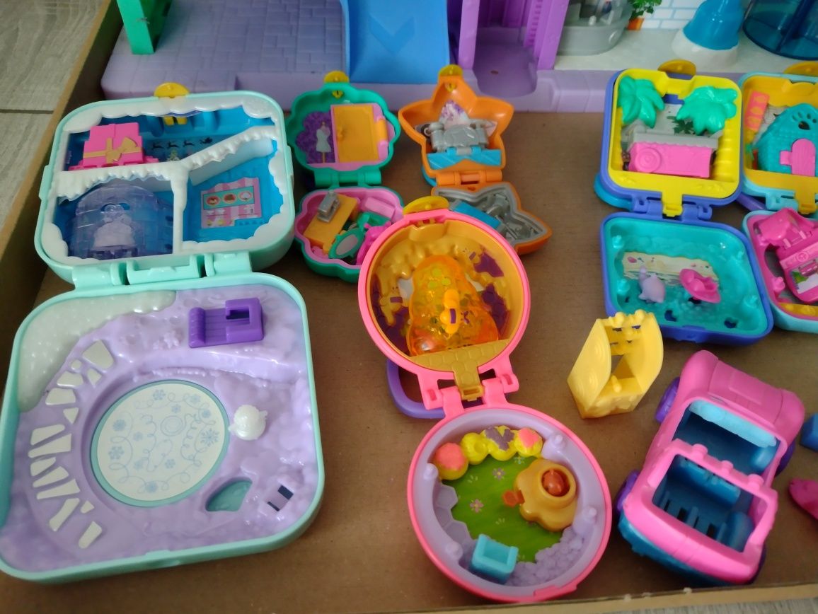 Duży zestaw Polly Pocket