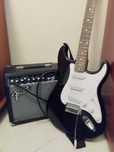 Guitarra elétrica e amplificador