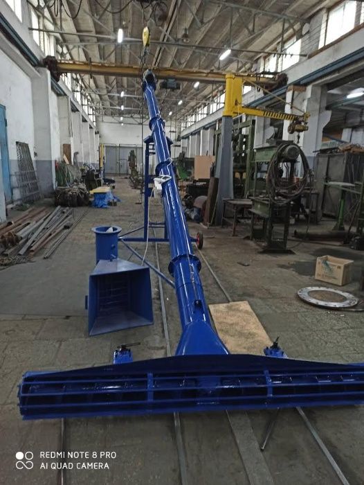 Бензиновый шнековый погрузчик 6-12 м с подборщиком с выс. погрузки  4м