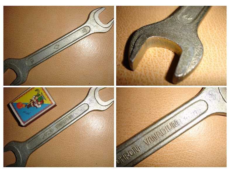 КЛЮЧІ 17 х 19 - гайковий ріжковий і накидний шарнірний. НОВІ. РАРИТЕТ.