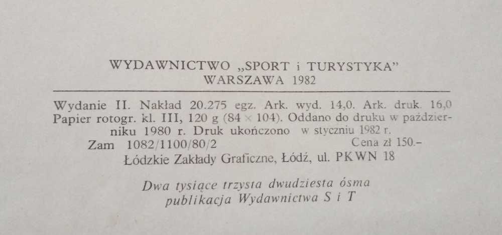 Eleonora Zbierska "Zamek w Malborku" Wyd. Sport i Turystyka 1982r