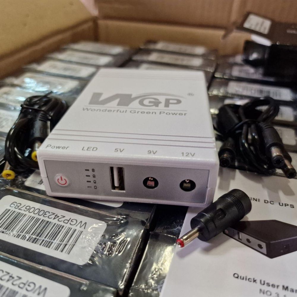 ИБП для роутера WGP Mini DC UPS 10400mAh 38Wh для камери/ терміналу