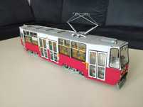 Model kartonowy tramwaj Konstal Chorzów 105N  skala 1:25.