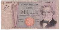 Włochy, banknot 1000 lir 1969 - st. 4